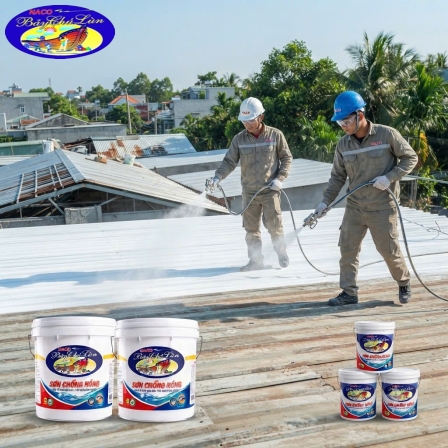 SƠN CHỐNG NÓNG NACO CHO MÁI TÔN