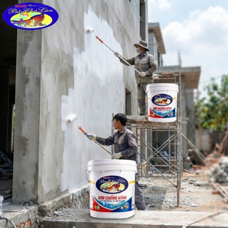 SƠN CHỐNG NÓNG NACO GIẢM NHIỆT HIỆU QUẢ CHO TƯỜNG ĐỨNG MÁI TÔN