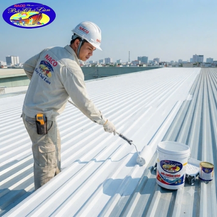 SƠN CHỐNG NÓNG NACO GIẢM NHIỆT HIỆU QUẢ CHO TƯỜNG ĐỨNG MÁI TÔN
